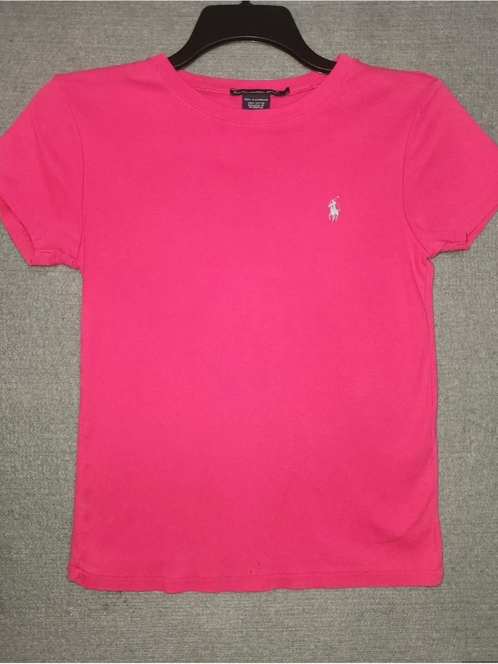Ralph Lauren Polo Hot Pink Tee Shirt